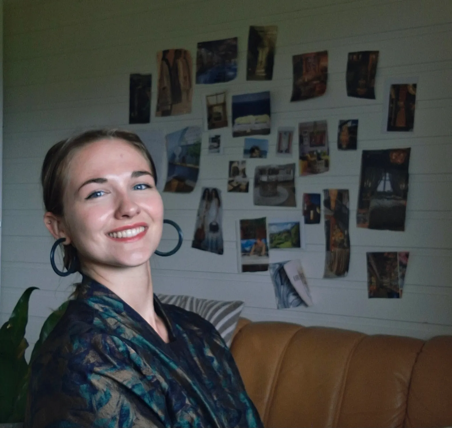 Ida Kroknes, founder of Shine Through, photographed at home