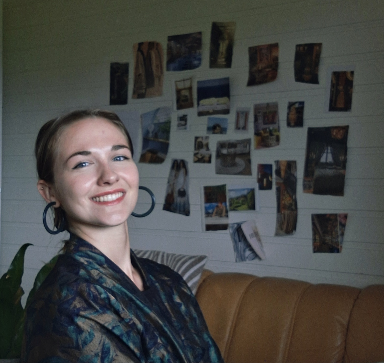 Ida Kroknes, founder of Shine Through, photographed at home
